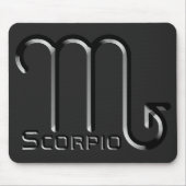 SCORPIO, abstract ontwerp van het sterrenbeeld, Muismat (Voorkant)