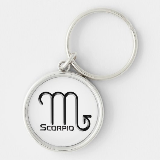 SCORPIO, abstract ontwerp van het sterrenbeeld, Sleutelhanger (Voorkant)