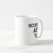 Scorpio AF grappige koffie mok Zodiac Gift (Voorkant rechts)