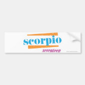 Scorpio Aqua Bumpersticker (Voorkant)
