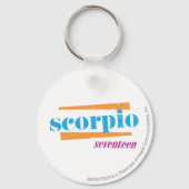 Scorpio Aqua Sleutelhanger (Voorkant)