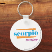 Scorpio Aqua Sleutelhanger (Voorkant)