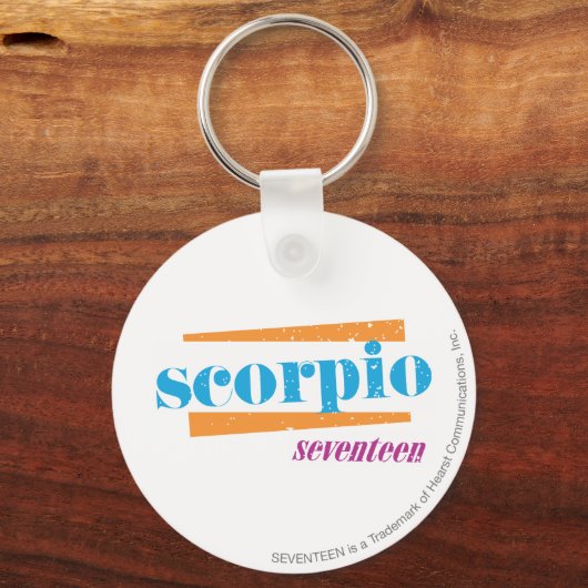 Scorpio Aqua Sleutelhanger (Voorkant)