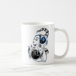 Scorpio Art Deco Lady Koffiemok