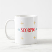 Scorpio Astrological Sign Coffee Mok (Links)