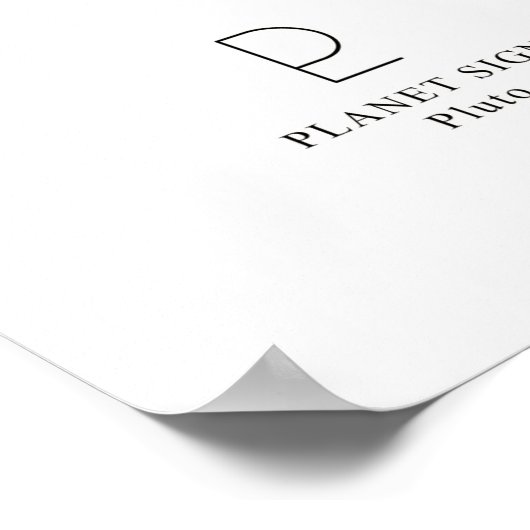 Scorpio Astrological Sign Poster (Hoek)