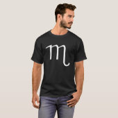 Scorpio Astrological Sign T-shirt (Voorkant volledig)