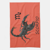 Scorpio astrologie theedoek (Verticaal)