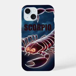 Scorpio astrologisch teken iPhone 15 case
