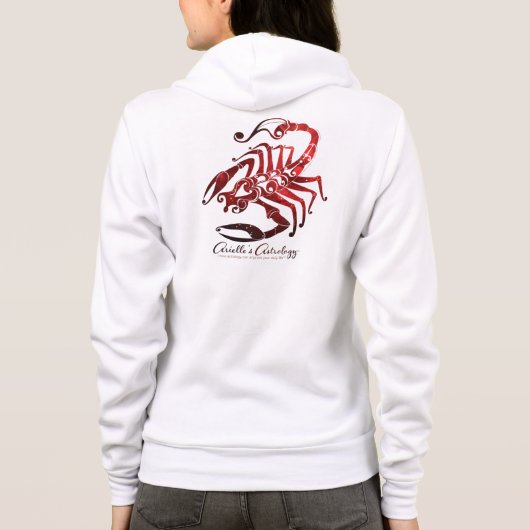 Scorpio Astrology Apparel ~ Hoodie (Achterkant)