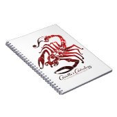 Scorpio Astrology-laptop Notitieboek (Rechterzijde)