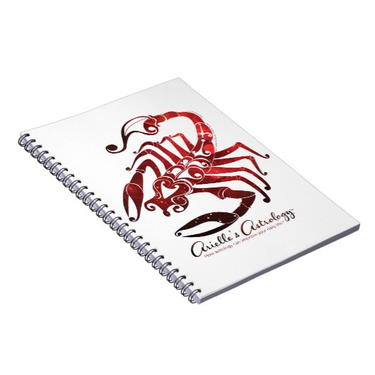 Scorpio Astrology-laptop Notitieboek (Rechterzijde)