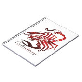 Scorpio Astrology-laptop Notitieboek (Linkerzijde)