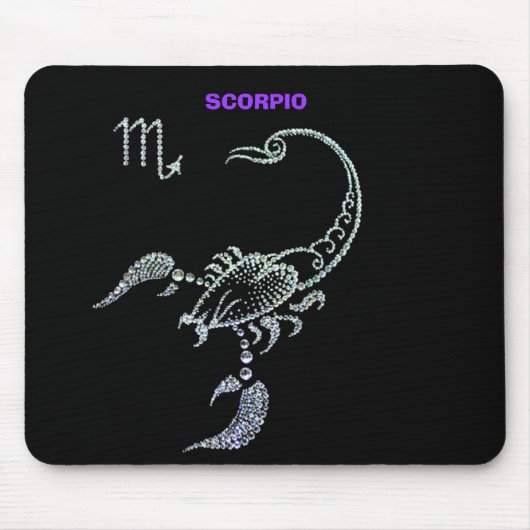 Scorpio Astrology Mousepad Muismat (Voorkant)