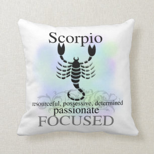 Scorpio Astrology Sign American MOJO Pillow Kussen