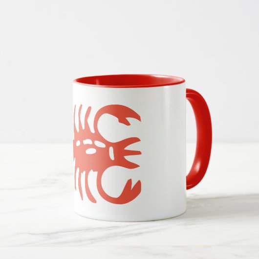 Scorpio Astrology Sun Sign, Zodiac Ringer Mok (Voorkant rechts)