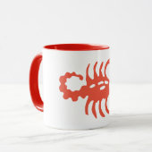 Scorpio Astrology Sun Sign, Zodiac Ringer Mok (Voorkant links)