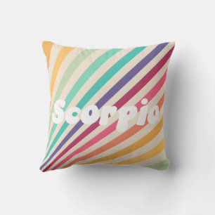 Scorpio Astrology Zodiac Round Pillow Kussen