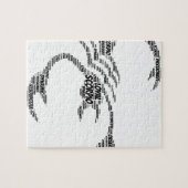 Scorpio Astrology Zodiac Sign Word Cloud Legpuzzel (Horizontaal)
