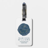 Scorpio Bagagelabel (Achterkant verticaal)