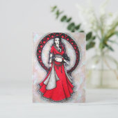 Scorpio Belly Dancer briefkaarten (Staand voorkant)
