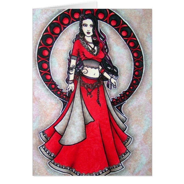 Scorpio Belly Dancer Gothic Moon (Voorkant)