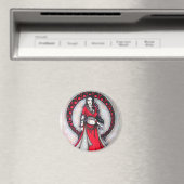 Scorpio Belly Dancer Gothic Moon Magneet (Insitu (Vaatwasser))