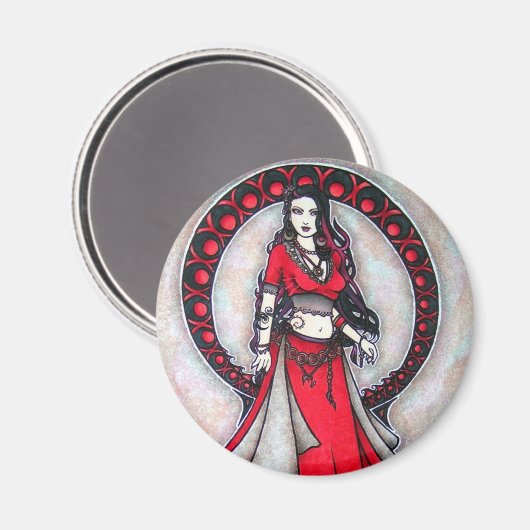 Scorpio Belly Dancer Magnet (Voorkant / Achterkant)