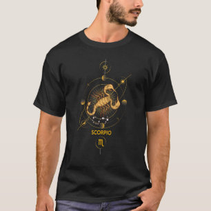 Scorpio Birthday Cadeau Women Girl Zodiac Sign 1 T-shirt