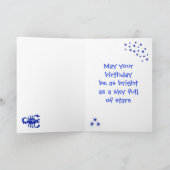 Scorpio Birthday, Horoscope Zodiac Birthday Kaart (Binnen)