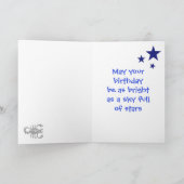 Scorpio Birthday, Horoscope Zodiac Birthday Kaart (Binnen)