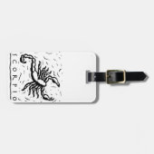 Scorpio Birthday Year Astrological Zodiac Sign Bagagelabel (Voorkant horizontaal)