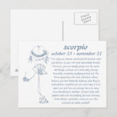 Scorpio [ - BitchScope -] Briefkaart (Voorkant / Achterkant)