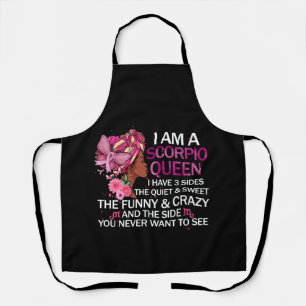 Scorpio Black Queen have 3 Sides April Girl Women Schort