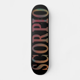 Scorpio Black Skateboard Deck