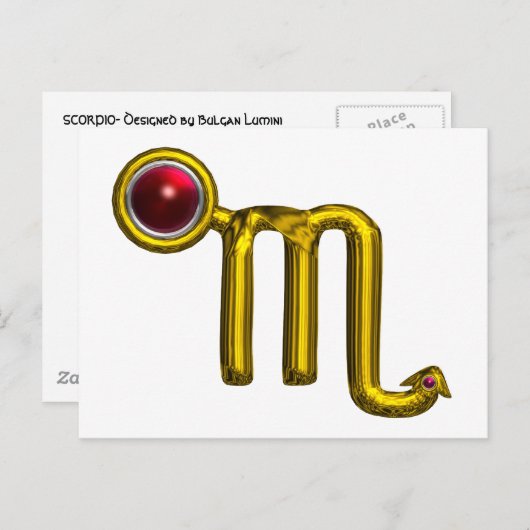 SCORPIO BRIEFKAART (Voorkant / Achterkant)