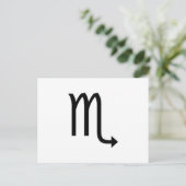 Scorpio Briefkaart (Staand voorkant)