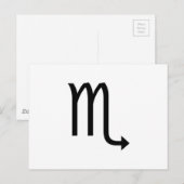 Scorpio Briefkaart (Voorkant / Achterkant)