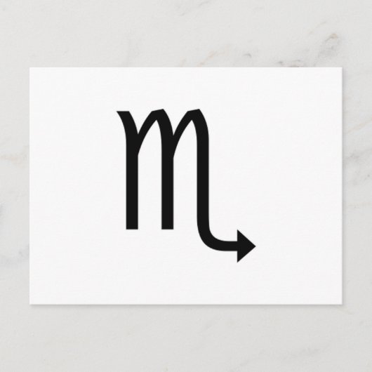 Scorpio Briefkaart (Voorkant)