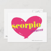 Scorpio Briefkaart (Voorkant / Achterkant)