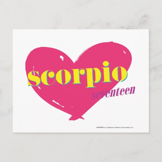 Scorpio Briefkaart (Voorkant)
