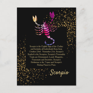 Scorpio Briefkaart