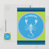 Scorpio-Briefkaart Briefkaart (Voorkant / Achterkant)