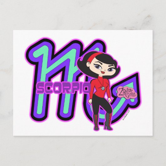 Scorpio-Briefkaart Briefkaart (Voorkant)