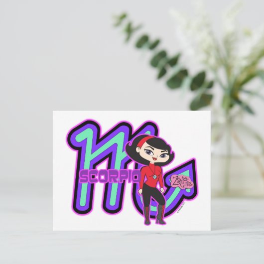 Scorpio-Briefkaart Briefkaart (Staand voorkant)