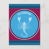 Scorpio-Briefkaart Briefkaart (Voorkant)