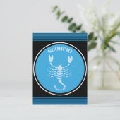 Scorpio-Briefkaart Briefkaart (Staand voorkant)