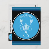Scorpio-Briefkaart Briefkaart (Voorkant / Achterkant)