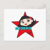 Scorpio-Briefkaart Briefkaart (Voorkant)