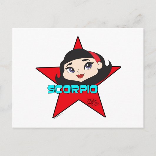 Scorpio-Briefkaart Briefkaart (Voorkant)